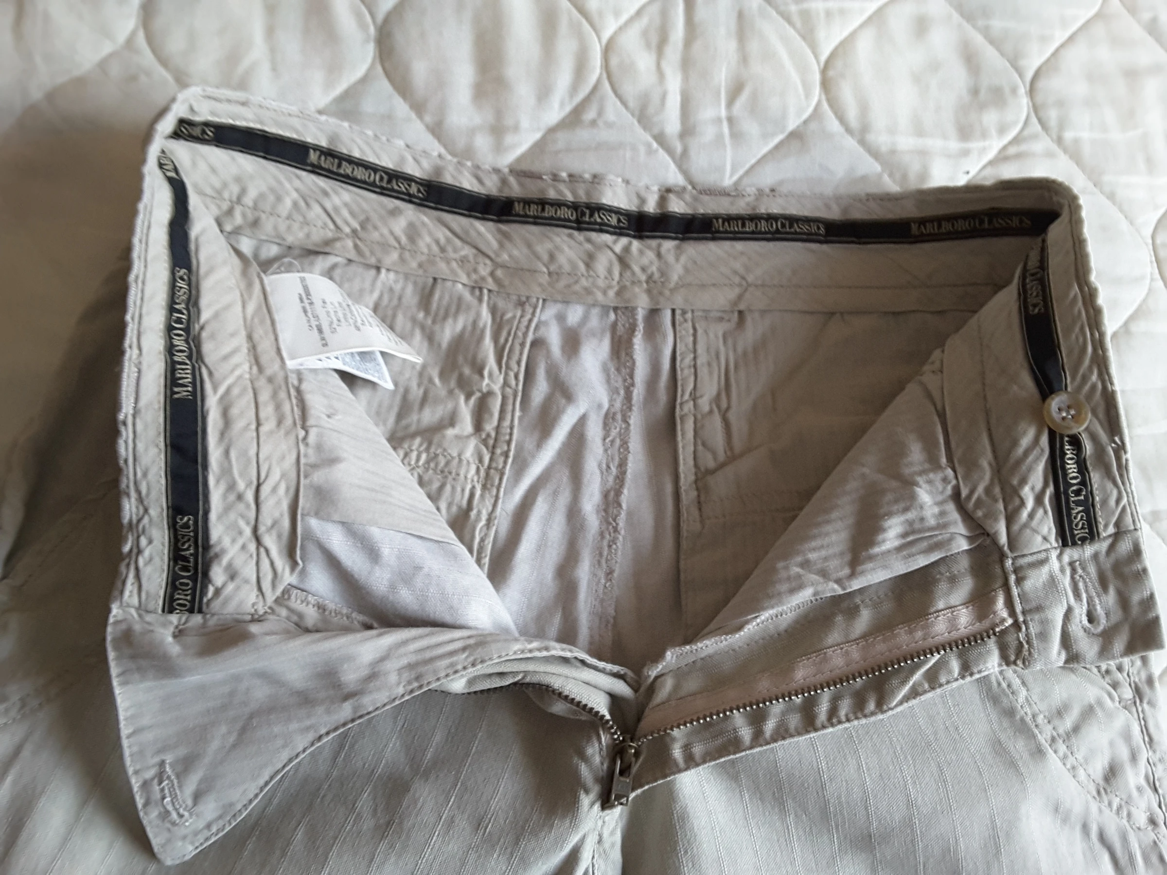 Ecru Trousers – Malboro Classics – 38 – photo 7